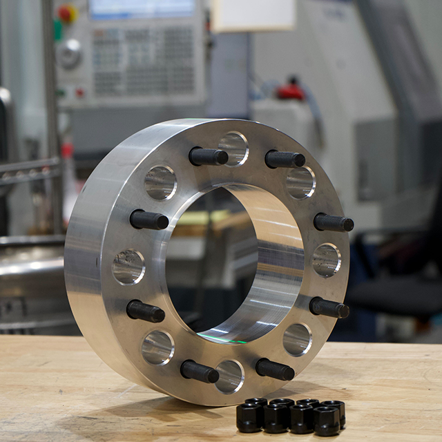 10x225 mm wheel spacers hub centric, wheel adapters converting to semi wheels 10 lug