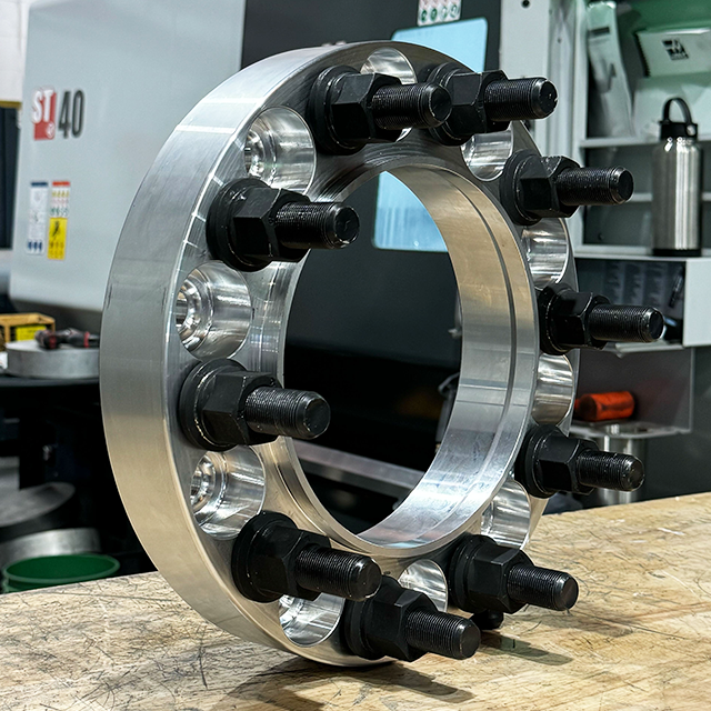 10x285 hub centric wheel spacers for big rig bolt pattern semi wheels dually wheel spacers- 8 to 10 lug wheel adapters