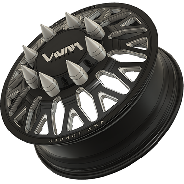 VNM Forged dually wheels designed for Chevrolet Kodiak and Top Kick trucks, featuring direct bolt-on fitment and 8x275 bolt pattern. Similar to american force, jtx wheels, fuel forged.