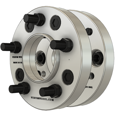 Polaris 4x156 MM To 5x4.5" Wheel Spacers Adapters 4 To 5 Lug Conversion