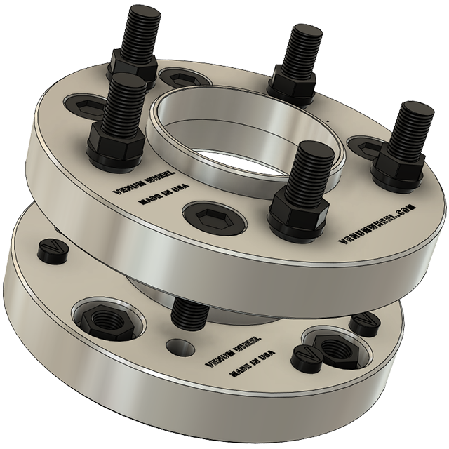 4x137 To 5x4.5 Wheel Adapters Spacer Hub Centric 4 To 5 Lug Conversion –  Venum Wheel Accessories