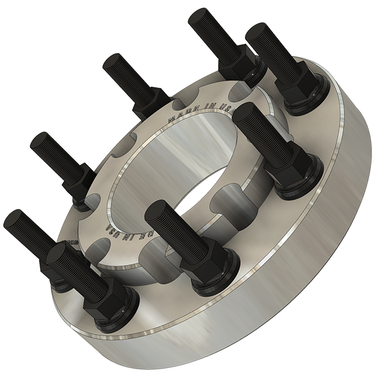 wheel spacers, wheel adapters for 8x6.5 truck dually conversion to 8x275 wheels, hub centricfor F-650 wheels