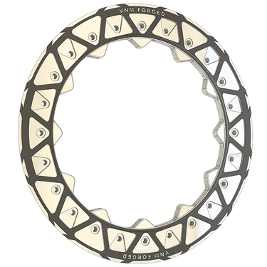 vnm forged beadlock wheels rings for offroad drag racing rims