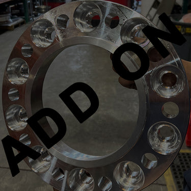 Add on wheel adapters for vnm forged dually wheels kits 8x200 8x210 8x6.5 8x170 8x225 10x225 to 10x285.75 Semi Bolt Pattern Made in USA