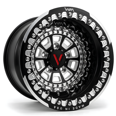 vnm forged 15 inch 17" v-7 forged beadlock wheel for polaris pro r turbo r xpedition side by side vehicles metal fx off road wheels utv wheels method race wheels custom powder coating