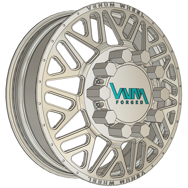 Vyper Dually VNM Forged Aluminum Wheels W/ Adapters & Billet Caps