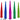 20 Pc 14x2 Spike Lug Nuts 6" Tall - Powder Coated - Various Colors