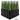 20 pcs 12x1.5 black and candy lime green twist swirl spike lug nuts black widow