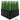 32 pcs 14x2 black and illusion greem ice twist swirl spike lug nuts black widow
