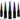 20 pcs 12x1.25 black widow multiple colors twist swirl spike lug nuts main picture