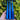 1 pc 12x1.25 candy blue spike lug nuts 6 inch xl tall powder coated durable coating prismatic powder