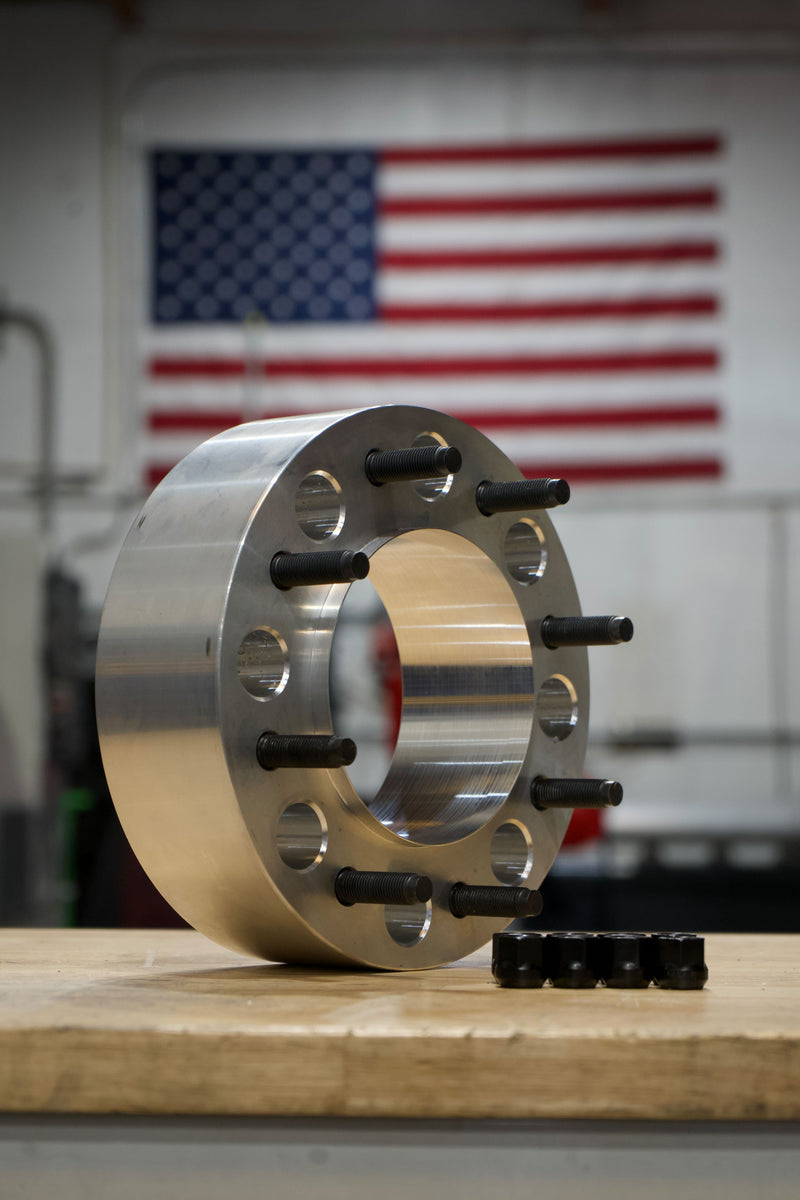wheel spacers, dually wheel spacers in a 8x210, wheel adapters for Silverado 3500 dually trucks 2 inches