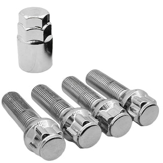 wheel locks , wheels bolts for oem wheels in 12x1.5 14x1.5 black and chrome
