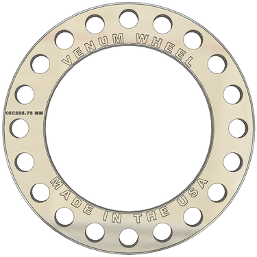 10x285.75 MM Wheel Spacers Hub Centric 220.1 MM Bore For 10 Lug Alcoa Spacers Only