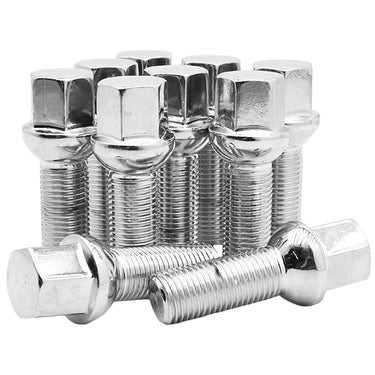 Ball Seat m14x1 5 Lug Bolts for OEM Factory Wheels mercedes benz audi Porsche Volkswagen wheel bolts ball bolts chrome