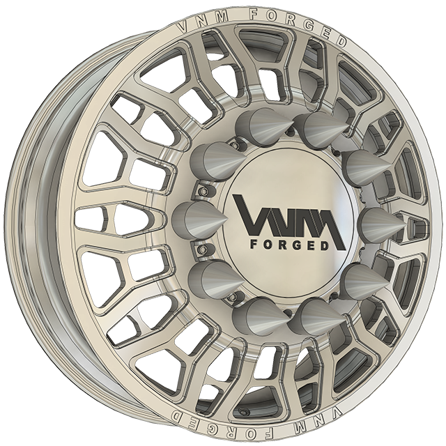 VNM Forged Dually Wheels With Adapters 10x285.75 MM Bolt Pattern ...
