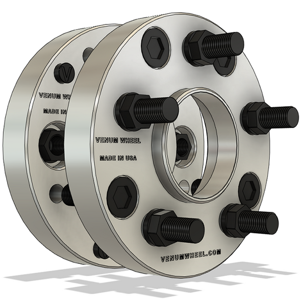 4x4.5" to 5x4.5" wheel spacers adapters hub centric adapt rims to 5 lug 4x114.3 mm 2 piece conversion billet aluminum