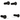 black countersink bolts for 2 pc hub centric wheel spacers conversion