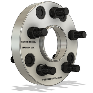 2 pc conversion wheel spacers 4x4.5 to 5x4.5 top piece hub centric with studs lug nuts and countersink bolts hub rings 5 lug