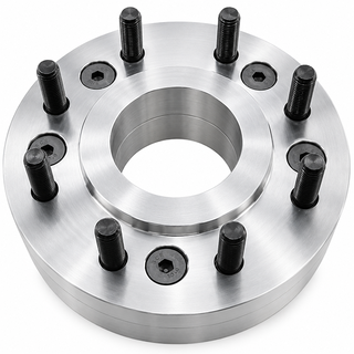 1 ton axle swap jeep wheel adapters 5x5 to 8x6.5 8 lug conversion for 5 lug