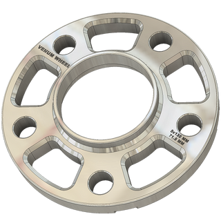 Porsche hub centric wheel spacers available in 5mm, 10mm, 12mm, 15mm, 17mm, 20mm, 25mm, and 30mm sizes with OEM lug bolts