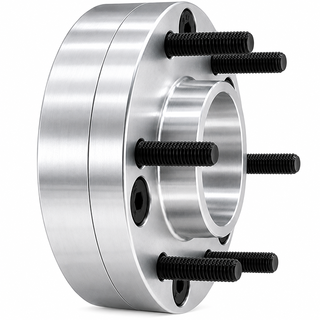 5x160 to 6x180 rear wheel adapters with longer hub and wheel studs, 2 pc conversion ford transit 150 250