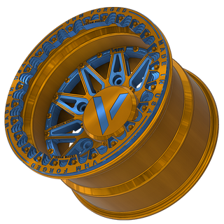 17x7 17x10, 17x12, 17x14 custom forged wheels, Funco Tatum, VNM forged V-2 Half Truth style, made in the USA. Beadlock design for front and rear sandrails, compatible with Volkswagen sand wheels and LS sand rail