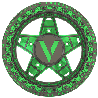 Custom 5x205 mm wheels forged beadlock sand wheels V-17 Vortex for Volkswagen and LS sandrails, featuring VNM Forged quality, made in the USA for Funco Tatum buggy rims Mobelwagen