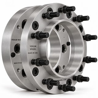 8x200 to 10x225 wheel adapters in steel for ram 3500 and ford f-350 to install 19.5 wheels