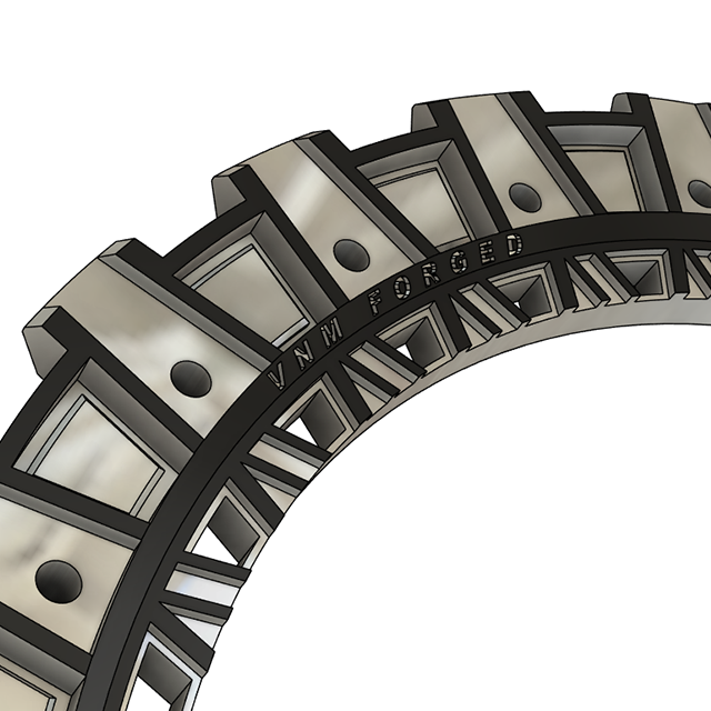 AR-4 Billet Beadlock Ring Upgrade For Forged Wheels - Custom Made