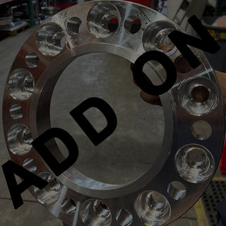 Add on wheel adapters for vnm forged dually wheels kits 8x200 8x210 8x6.5 8x170 8x225 10x225 to 10x285.75 Semi Bolt Pattern Made in USA
