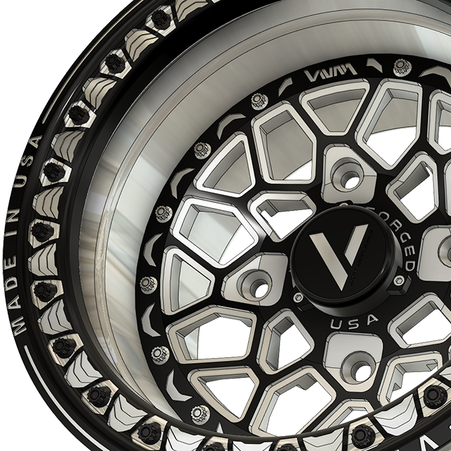 V-12 Beadlock UTV Wheels Lightweight Billet Aluminum For Can Am RZR YXZ