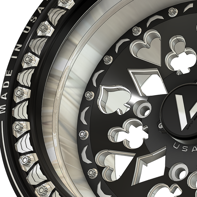 V-9 Beadlock UTV Wheels Lightweight Billet Aluminum For Can Am RZR YXZ