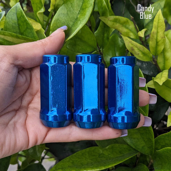 1 Pc 14x1.5 Acorn Closed End Lug Nuts 2" Tall - Powder Coated