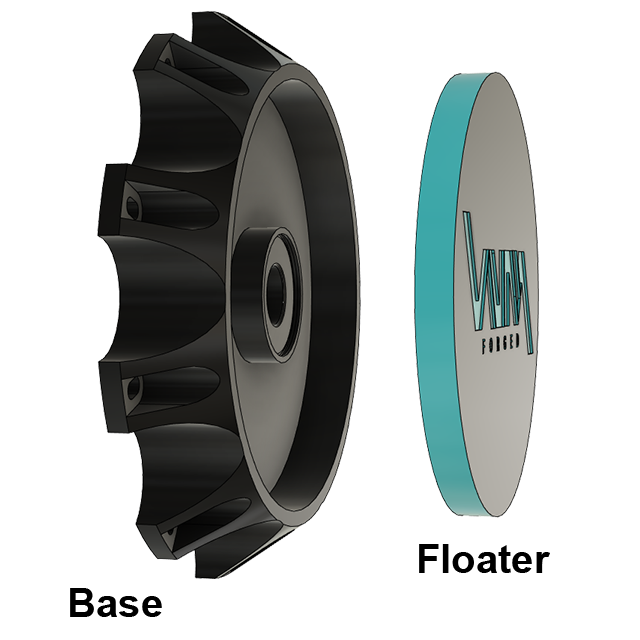Custom Intial Float Rims 8x275 MM Billet Aluminum Floating Wheel Center Caps Custom Made - Venum ...