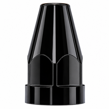 M22x1.5 Graphite Billet Aluminum Wheel Lug Nut Covers 33 MM Semi Truck