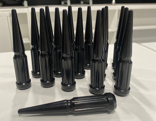 9 spike 4.5" tall gloss black
