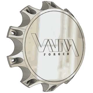 custom engrave polished vnm forged by venum wheel spinning floating caps custom engraving for american force, jtx forged, forgiato , specialty forged, fuel forged, liberty forged , alcoa wheels