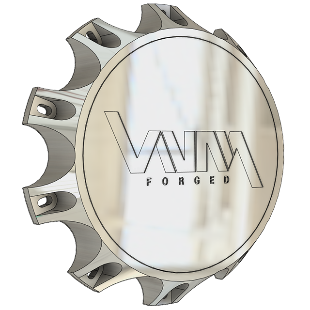 8x275 MM Billet Aluminum Floating Wheel Center Caps Custom Made – Venum ...