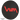 Black and red powder-coated VNM Forged floating center cap, suitable for Ford F-650 and Silverado 4500/5500