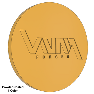 Powder coated 1 color option finish VNM Forged floating wheel caps designed for 8x275mm venum wheel American Force wheels, alcoa wheels