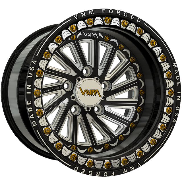 V-10 Beadlock VNM Forged Aluminum Wheels Polaris Rzr Pro R Xpedition