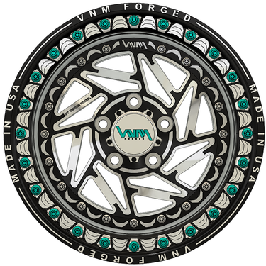 V-6 Beadlock VNM Forged Aluminum Wheels Polaris Rzr Pro R S