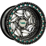 VNM forged V6 beadlock utv wheels custom powder coated limited style teal bolts side by side wheels utv wheels rzr pro r wheels raceline rims method wheels hostile Metal FX