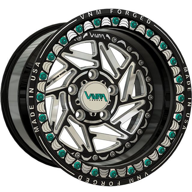 VNM forged V6 beadlock utv wheels custom powder coated limited style teal bolts side by side wheels utv wheels rzr pro r wheels raceline rims method wheels hostile Metal FX