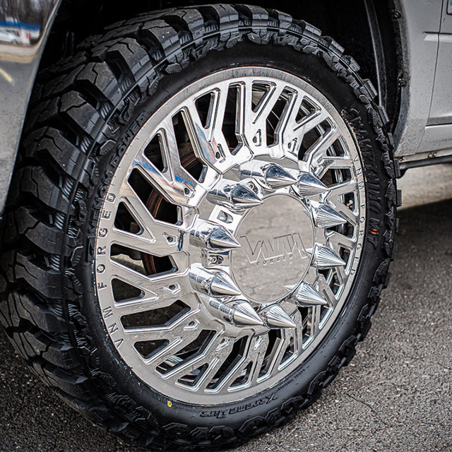 VNM Forged Dually Wheels With Adapters 10x285.75 MM Bolt Pattern ...