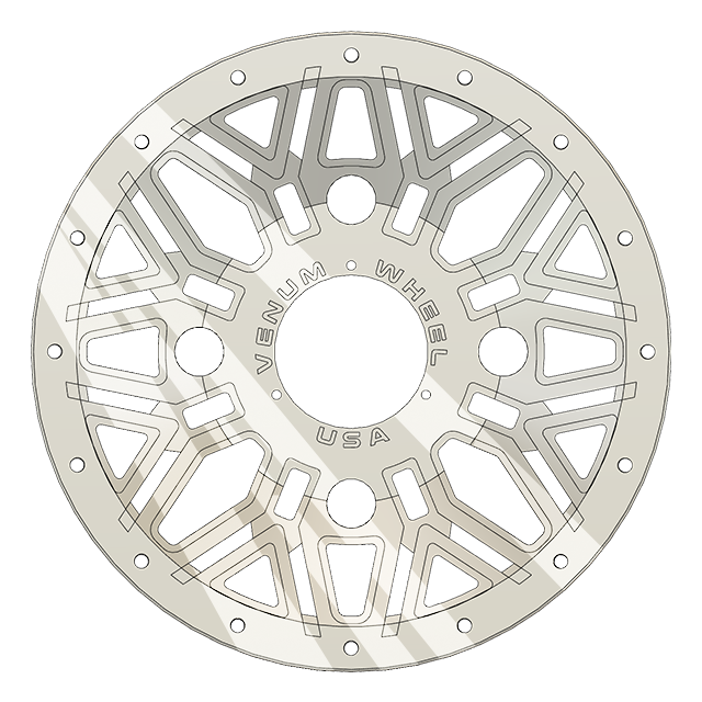 V-3 Beadlock VNM Forged Aluminum Wheels Polaris Rzr Pro R S Xpedition ...