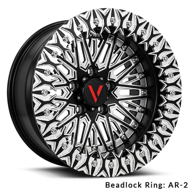 V-1 The Argo Beadlock VNM Forged Aluminum Wheels Polaris Rzr Pro R S Xpedition
