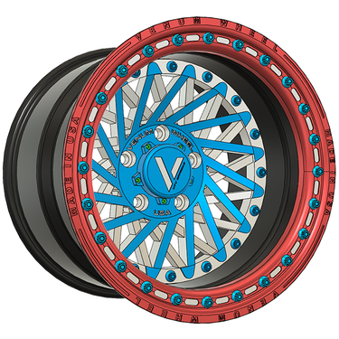 V-6 Beadlock UTV Wheels Lightweight Billet Aluminum For Can Am RZR YXZ