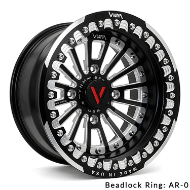 V-4 Stuffed Beadlock UTV Forged Wheels For 4 Lug Can Am RZR YXZ